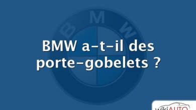 bmw a-t-il des porte-gobelets ?