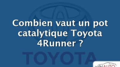 Combien vaut un pot catalytique Toyota 4Runner ?