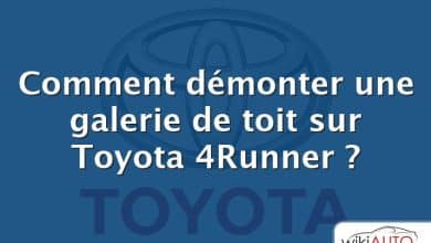 Comment démonter une galerie de toit sur Toyota 4Runner ?