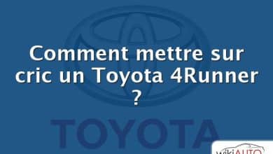 Comment mettre sur cric un Toyota 4Runner ?
