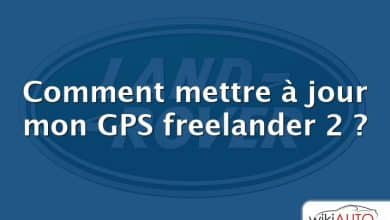 Comment mettre à jour mon GPS freelander 2 ?