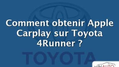 Comment obtenir Apple Carplay sur Toyota 4Runner ?