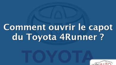 Comment ouvrir le capot du Toyota 4Runner ?