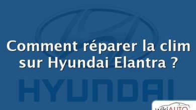 Comment réparer la clim sur Hyundai Elantra ?