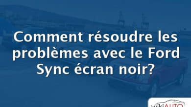 Comment résoudre les problèmes avec le Ford Sync écran noir?