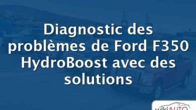 Diagnostic des problèmes de Ford F350 HydroBoost avec des solutions