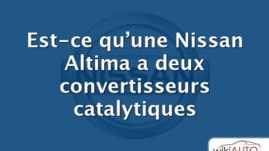 Est-ce qu’une Nissan Altima a deux convertisseurs catalytiques