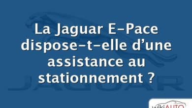 La Jaguar E-Pace dispose-t-elle d’une assistance au stationnement ?