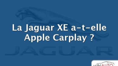 La Jaguar XE a-t-elle Apple Carplay ?