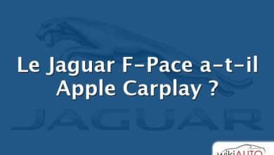 Le Jaguar F-Pace a-t-il Apple Carplay ?