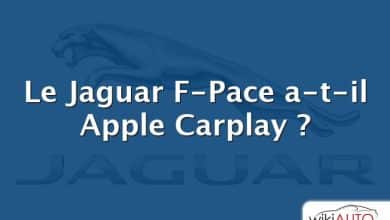 Le Jaguar F-Pace a-t-il Apple Carplay ?