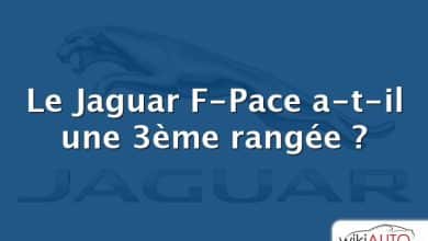 Le Jaguar F-Pace a-t-il une 3ème rangée ?