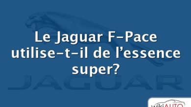 Le Jaguar F-Pace utilise-t-il de l’essence super?