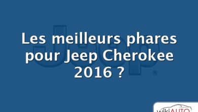 Les meilleurs phares pour Jeep Cherokee 2016 ?