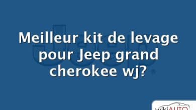 Meilleur kit de levage pour Jeep grand cherokee wj?