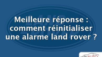 Meilleure réponse : comment réinitialiser une alarme land rover ?