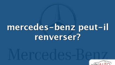 mercedes-benz peut-il renverser?