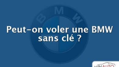 Peut-on voler une bmw sans clé ?