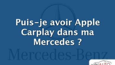 Puis-je avoir Apple Carplay dans ma Mercedes ?