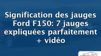 Signification des jauges Ford f150: 7 jauges expliquées parfaitement + vidéo