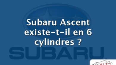 Subaru Ascent existe-t-il en 6 cylindres ?