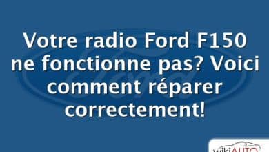 Votre radio Ford F150 ne fonctionne pas?  Voici comment réparer correctement!