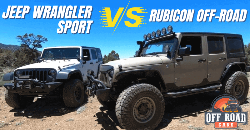 Jeep Wrangler Sport contre Rubicon Off-Road