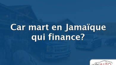 Car mart en Jamaïque qui finance?