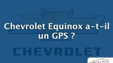 Chevrolet Equinox a-t-il un GPS ?