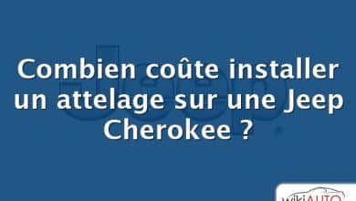 Combien coûte installer un attelage sur une Jeep Cherokee ?