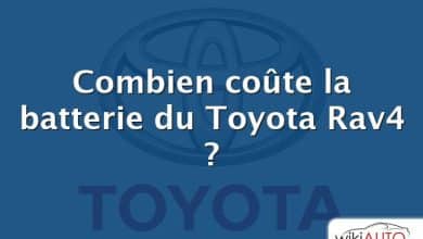 Combien coûte la batterie du Toyota Rav4 ?