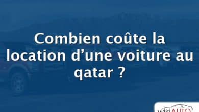 Combien coûte la location d’une voiture au qatar ?