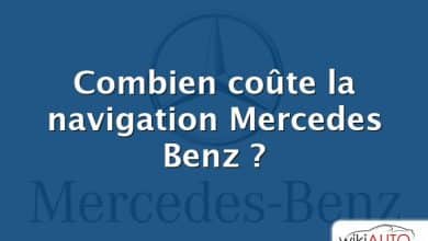 Combien coûte la navigation Mercedes Benz ?