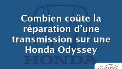 Combien coûte la réparation d’une transmission sur une Honda Odyssey