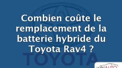Combien coûte le remplacement de la batterie hybride du Toyota Rav4 ?