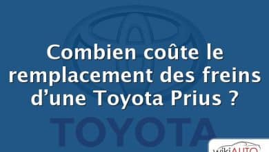 Combien coûte le remplacement des freins d’une Toyota Prius ?