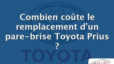Combien coûte le remplacement d’un pare-brise Toyota Prius ?