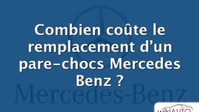 Combien coûte le remplacement d’un pare-chocs Mercedes Benz ?