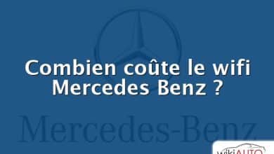 Combien coûte le wifi Mercedes Benz ?