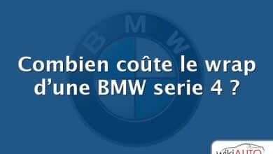 Combien coûte le wrap d’une BMW serie 4 ?