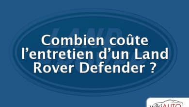 Combien coûte l’entretien d’un Land Rover Defender ?