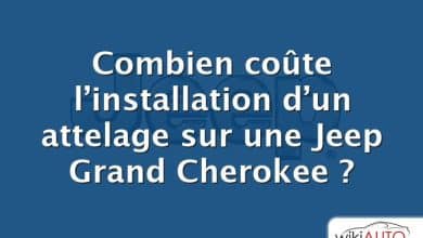 Combien coûte l’installation d’un attelage sur une Jeep Grand Cherokee ?