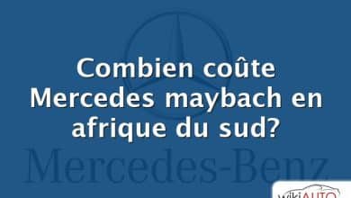 Combien coûte Mercedes maybach en afrique du sud?