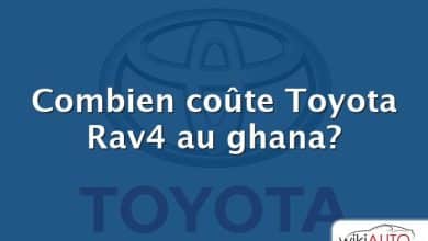 Combien coûte Toyota Rav4 au ghana?