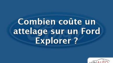 Combien coûte un attelage sur un Ford Explorer ?