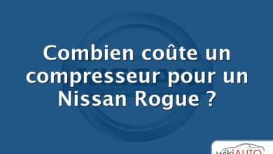Combien coûte un compresseur pour un Nissan Rogue ?