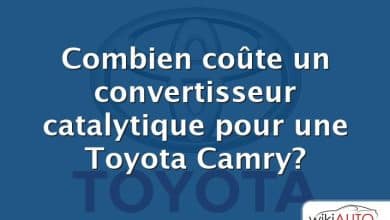 Combien coûte un convertisseur catalytique pour une Toyota Camry?