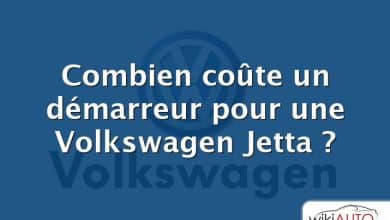 Combien coûte un démarreur pour une Volkswagen Jetta ?