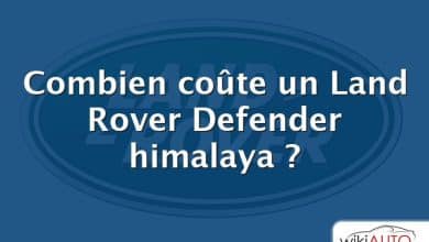 Combien coûte un Land Rover Defender himalaya ?