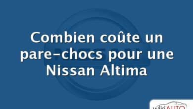 Combien coûte un pare-chocs pour une Nissan Altima